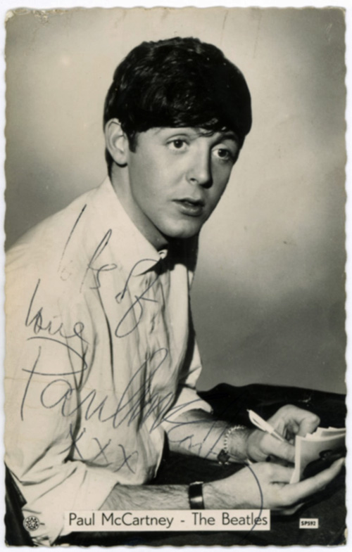 Image result for "Paul McCartney" AND autograph