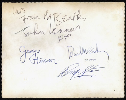The Beatles Autographs: History, Rarity, and Value